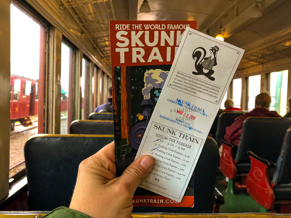 The classic Skunk Train is a hidden gem